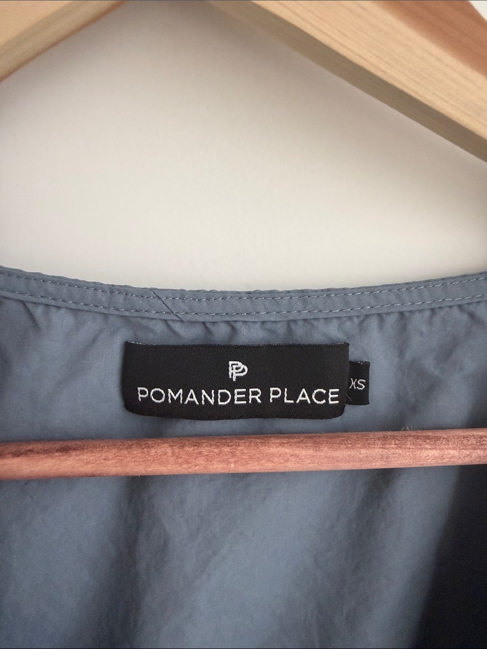 Tuckernuck Pomander Place  Lizzie Dress Sz xs Slate Blue Prairie Cottage - Picture 3 of 4